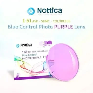 Tròng Đổi Màu NOTTICA N5 JELLY BLUE CONTROL PHOTO 1.61 Purple