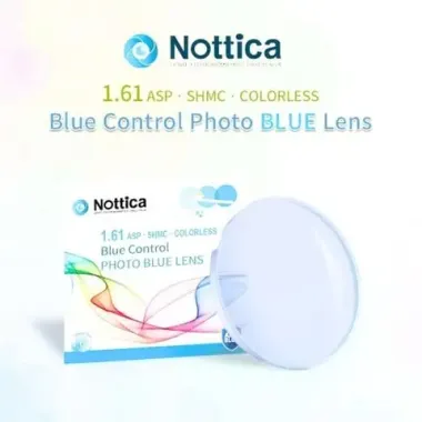 Tròng Đổi Màu NOTTICA N5 JELLY BLUE CONTROL PHOTO 1.61 Blue
