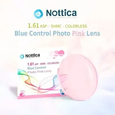 Tròng Đổi Màu NOTTICA N5 JELLY BLUE CONTROL PHOTO 1.61 Pink